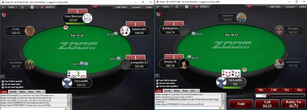 PokerStars 3bet bluff