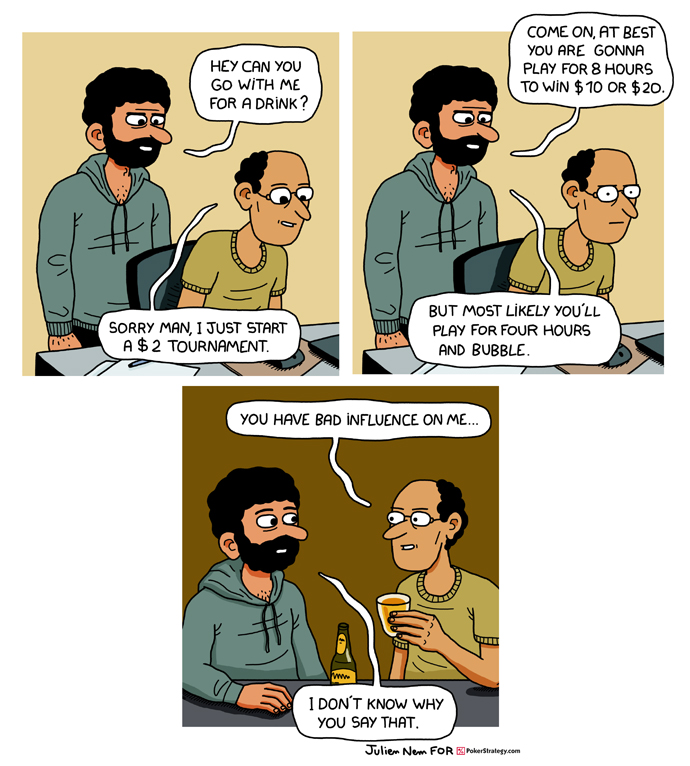 Funny Poker Cartoons Online tournament