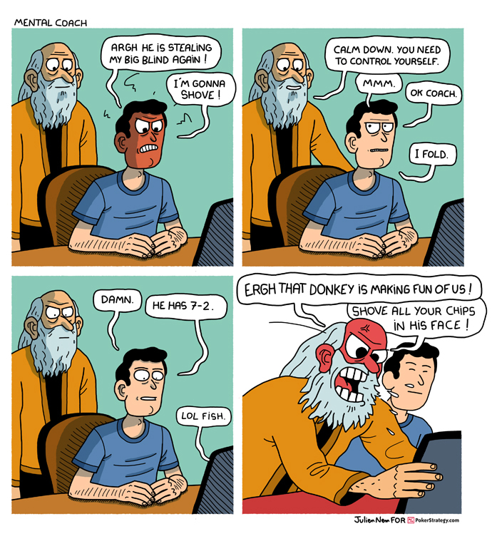 Funny Poker Cartoons Poker steal