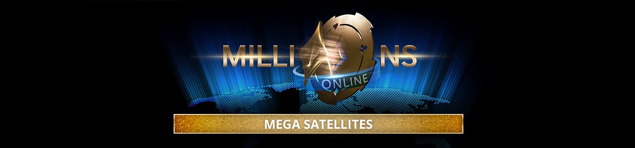 millions online mega satellites partypoker