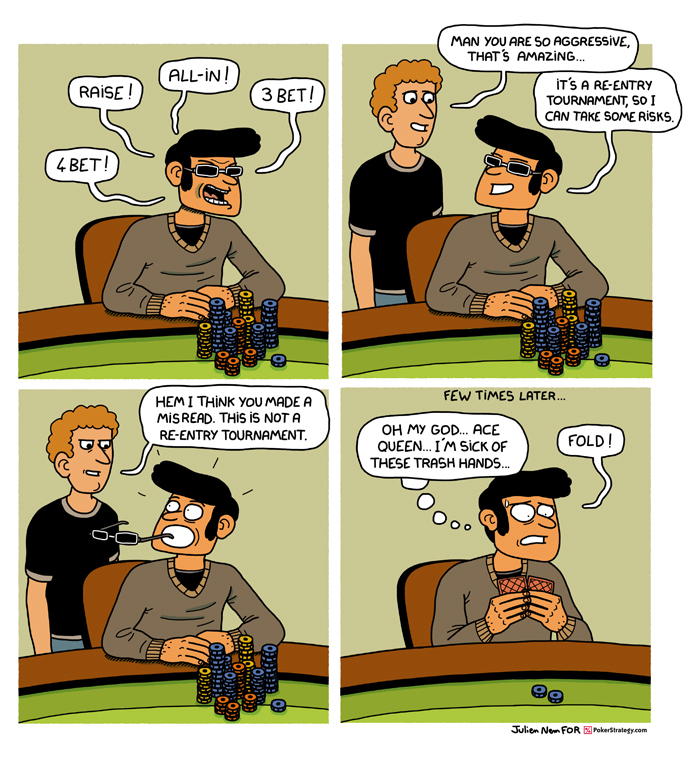Funny Poker Cartoons Poker tournament
