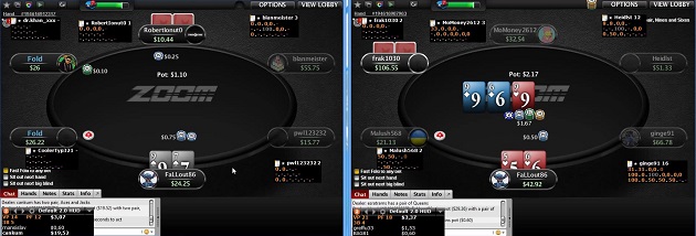 PokerStars bluff poker