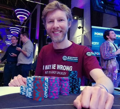 Andy Hills playing poker