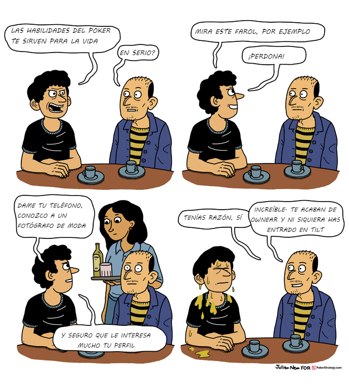 Tiras de poker divertidas Bluff