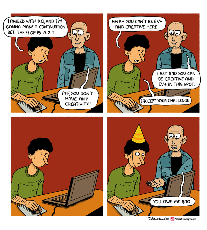 Funny Poker Cartoons Poker challenge