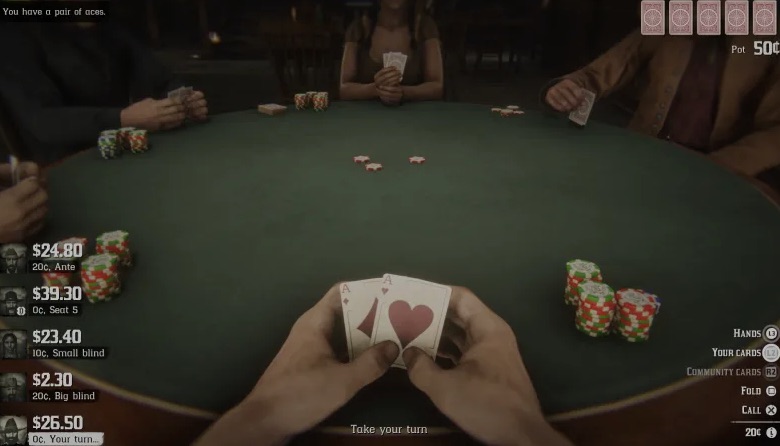 poker red dead