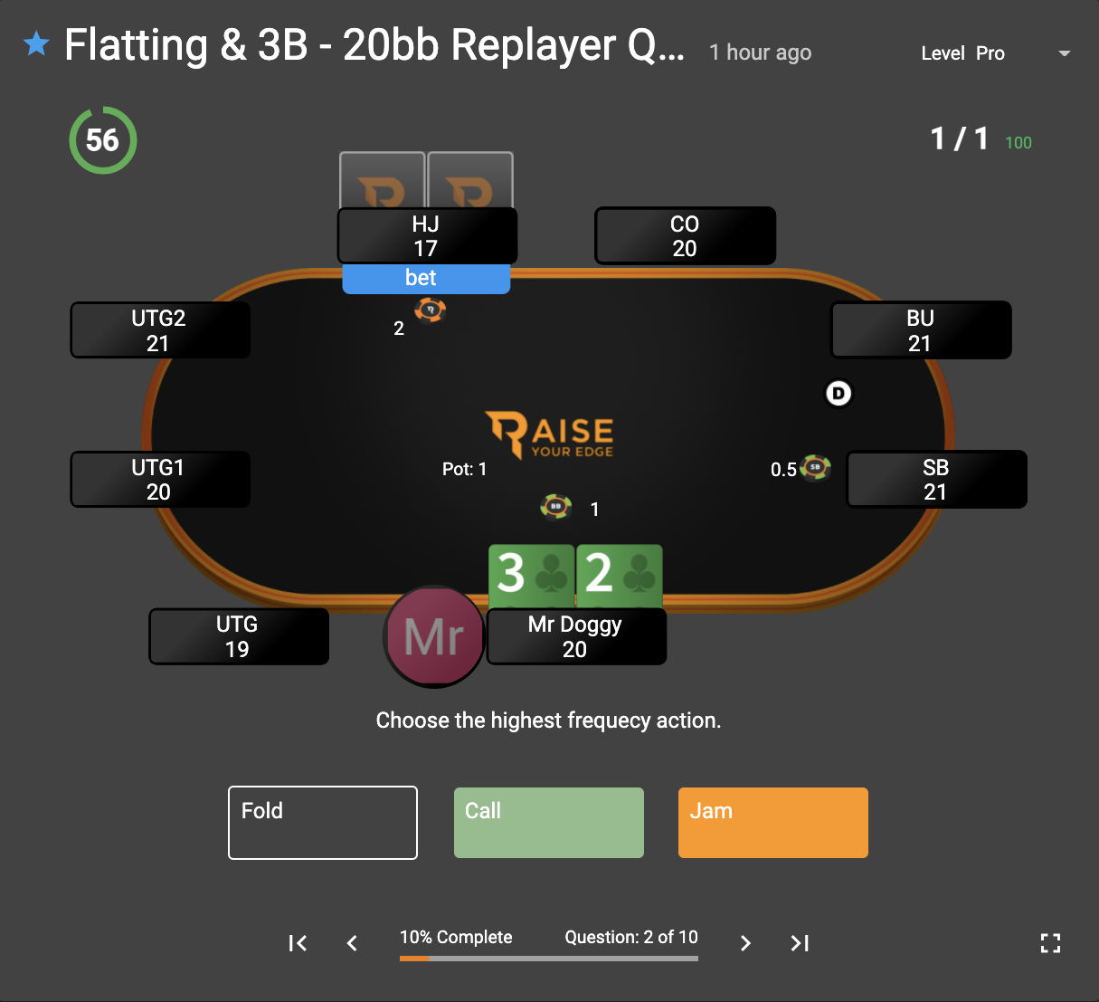 pairrd poker quiz