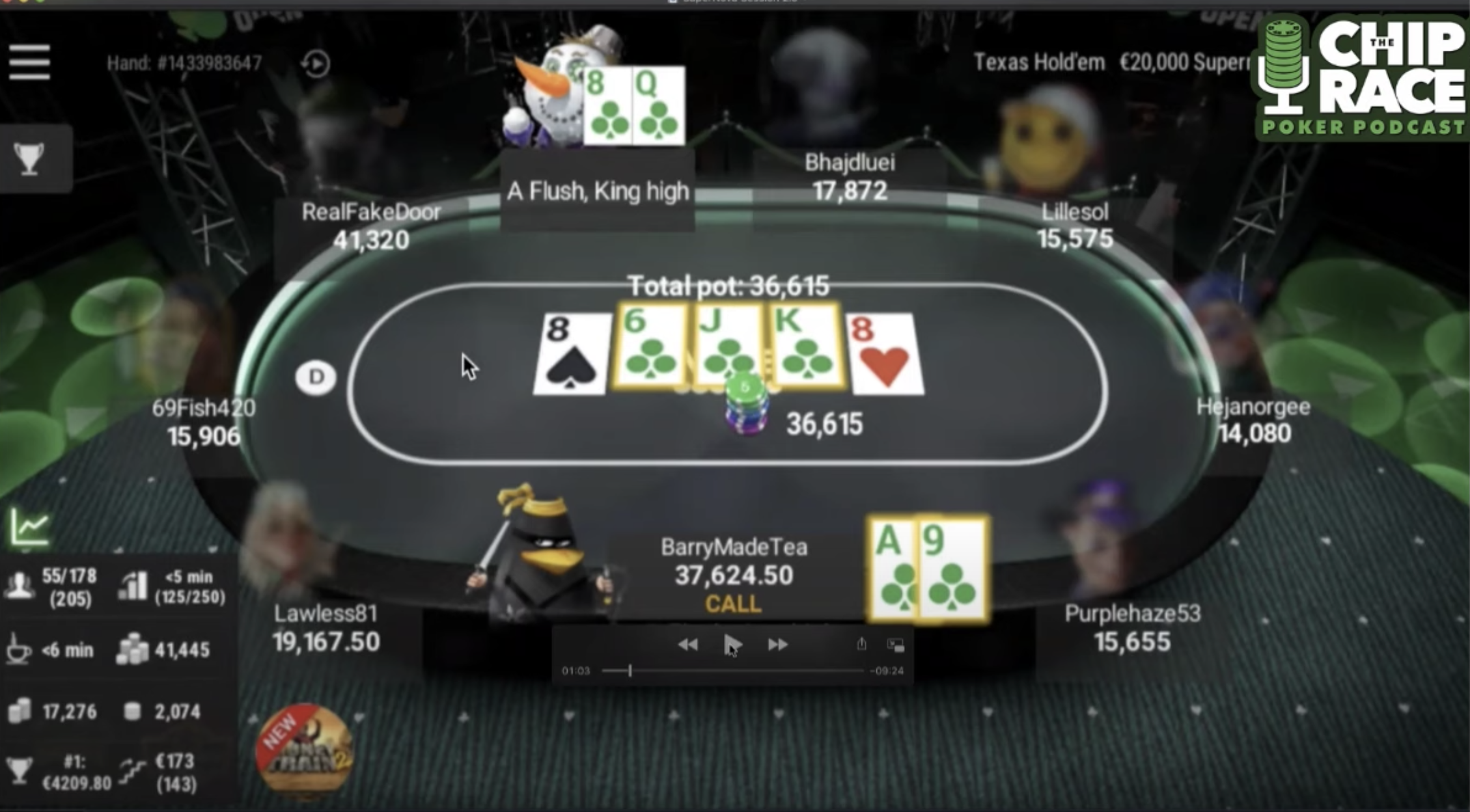 Unibet hand