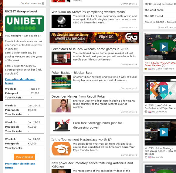 unibet widget pokerstrategy.com
