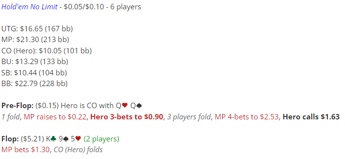 poker hand forum