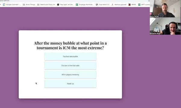 ICM Quiz