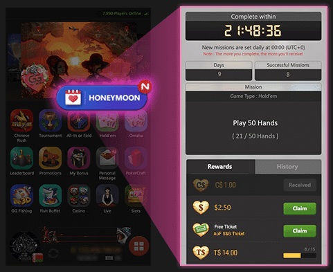 ggpoker honeymoon