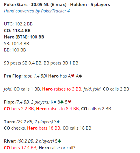 poker hand forum