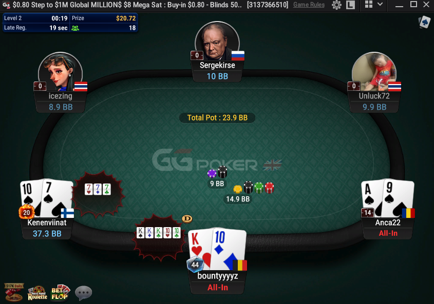 Satellites at GGPoker