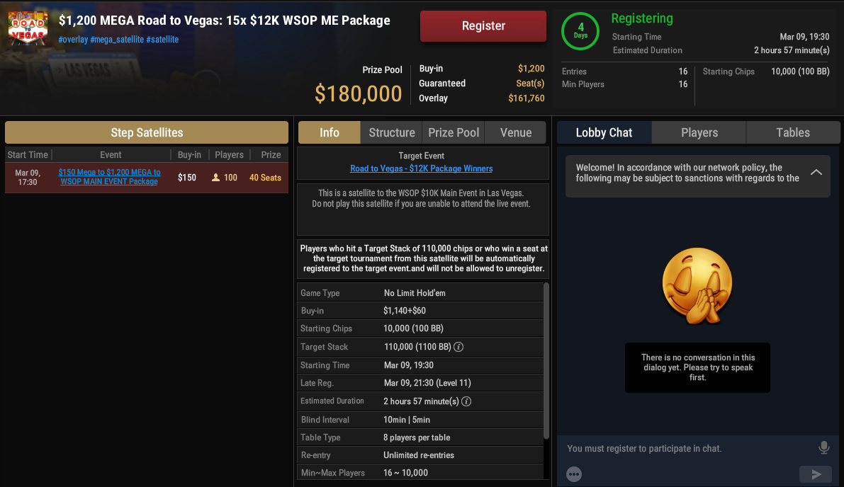 GGPoker WSOP Super Circuit