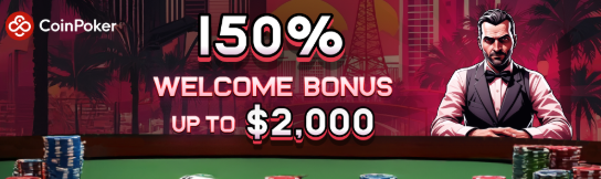 CoinPoker First Deposit Bonus