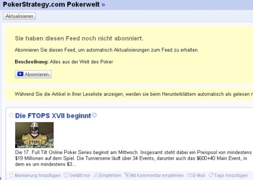 RSS feed
