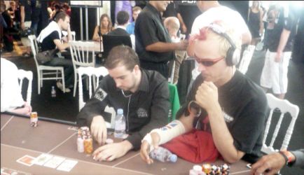 Phil Laak and Antoine Saout