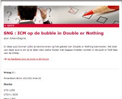 Test of jij weet hoe je Double or Nothings moet spelen Test jouw Double or Nothing kennis