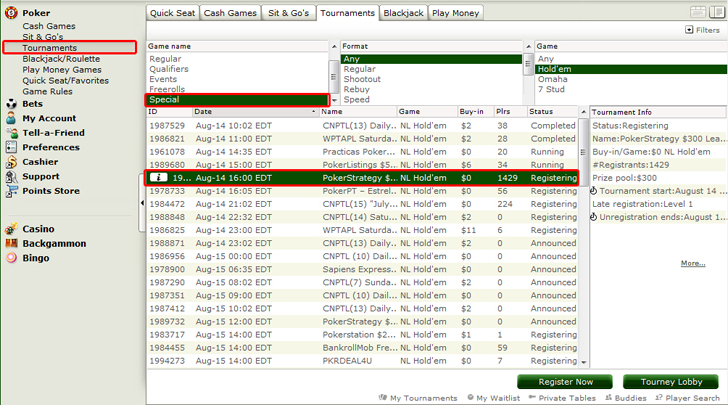 Find the qualifiers in the PartyPoker Lobby Find the qualifiers in the PartyPoker Lobby